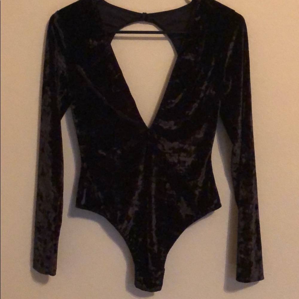 Velvet bodysuit
